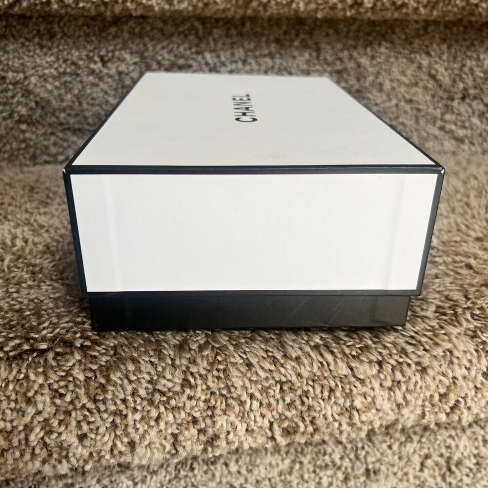 Chanel Black/White Empty Decorative/ Accessory/Storage Box.